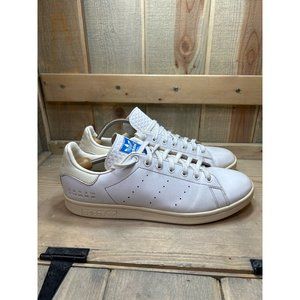 US12 Adidas Originals Men's White Blue Bird Stan Smith Casual Shoes H05334
